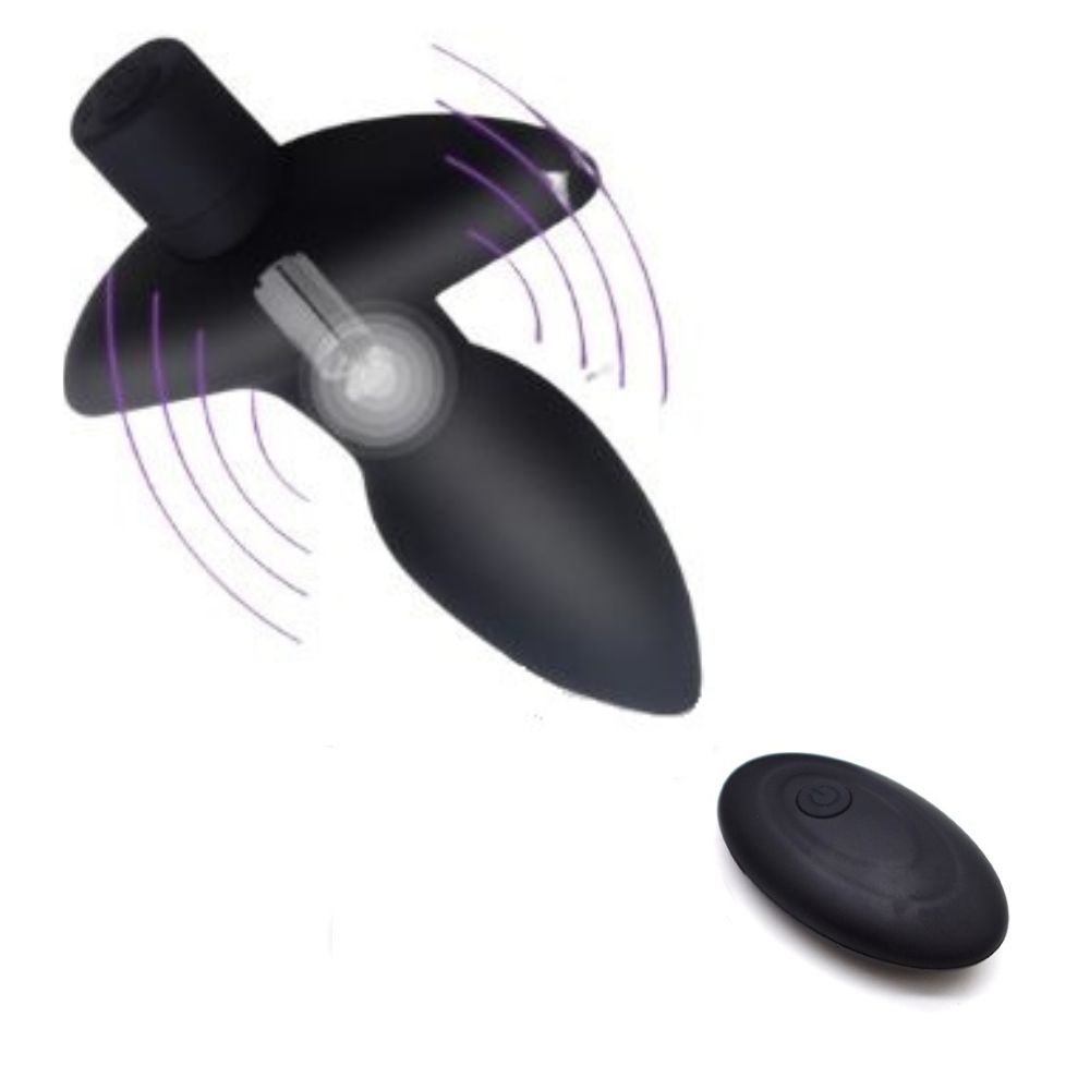פלאג אנאלי רוטט 10 מצבי רטט שלט רחוק Pleasure Me - Love Plug Vibrating
