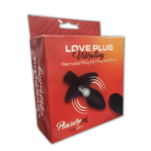 פלאג אנאלי רוטט 10 מצבי רטט שלט רחוק Pleasure Me - Love Plug Vibrating