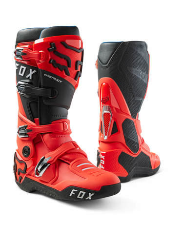 מגף רכיבה פוקס אינסטינקט 2.0 אדום - FOX INSTINCT 2.0 V23 