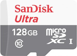 כרטיס זיכרון SanDisk Ultra micro SDXC 128GB SDSQUNR-128G-GN6MN סנדיסק