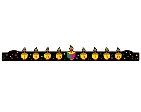 כתרים זוהרים לחנוכה - סביבונים - 36 יח