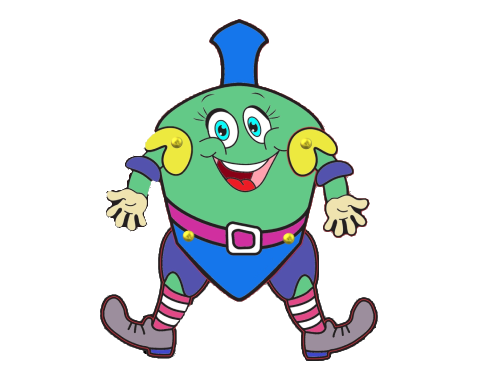 עבודת יצירה - סביבון רוקד - 36 יח