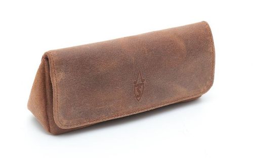 נרתיק למקטרת אחת סווינלי עור COGNAC