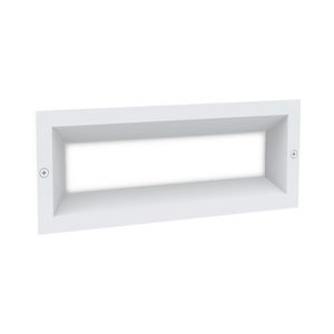 שקוע חומה לבן WALL-L 13W, אור חם Nisko