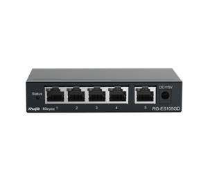 מתג 5 יציאות Ruijie Networks | RG-ES105GD Reyee