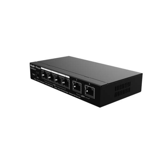 מתג Giga POE מנוהל בענן Ruijie RG-ES206GC-P