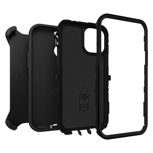 כיסוי Otterbox ל iPhone 12 & Pro דגם Defender שחור
