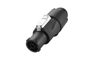 RCAC3F-X-000-1 מחבר חשמל נקבה לכבל שחור לעבודה בחוץ IP65 REAN BY NEUTRIK