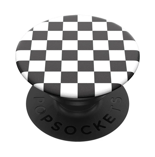 Popsocket דגם Pattern Checker Black