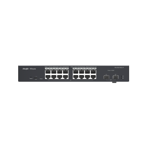מתג Ruijie RG-ES218GC-P 16 Port POE 240W +2SFP