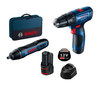 מקדחה/מברגה Bosch GSB 120-LI + Bosch Go
