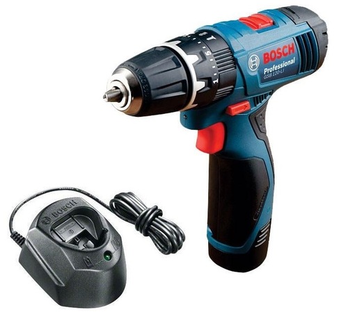 מקדחה/מברגה כולל סוללה Bosch GSB 120-LI