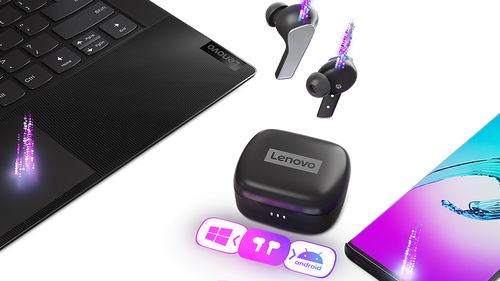 אוזניות אלחוטית Lenovo Smart Wireless In-Ear Headphones - ZA9A0015WW לנובו