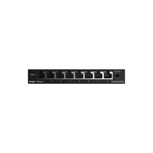 מתג מנוהל של Reyee Cloud RG-ES208GC 8-Port Gigabit Smart Switch