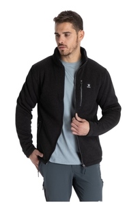 מעיל פליז שחור גברים דגם KIMBERLY FLEECE JACKET REDBACK