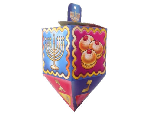 סביבון הפתעות אישי צבעוני להרכבה - 18 יח