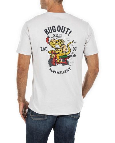 חולצת T דגם BUG OUT SS TEE STEAM
