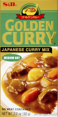 GOLDEN CURRY תערובת להכנת רוטב קארי יפני 92 גרם 
