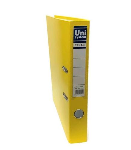 קלסר UNI גב 5 צהוב
