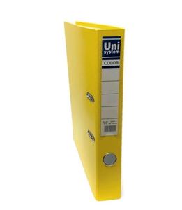 קלסר UNI גב 5 צהוב