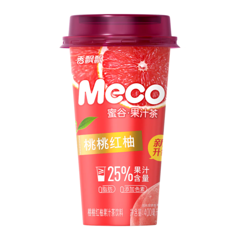 MECO משקה תה בטעם אפרסק ואשכוליות 400 מ