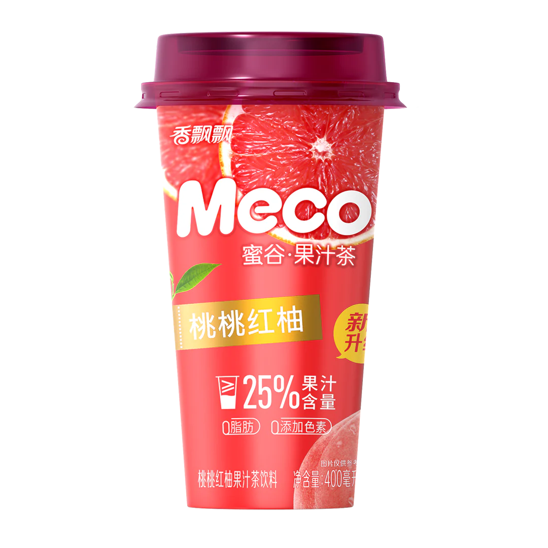 MECO משקה תה בטעם אפרסק ואשכוליות 400 מ"ל 