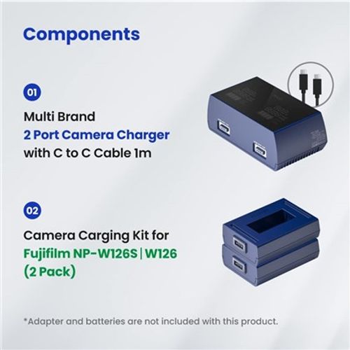  מטען BRONINE VOLKIT 2 PORT CHARGER