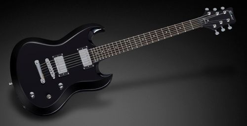 גיטרה חשמלית בצבע שחור Framus Phil XG Solid Black High Polish