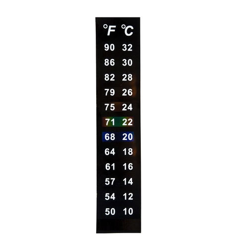 מד חום מדבקה Stick-On Aquarium Thermometer