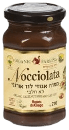 ממרח אגוזי לוז אורגני NOCCIOLATA
