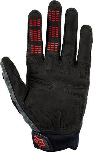כפפות רכיבה פוקס אפור / אדום - FOX DIRTPAW CE V23