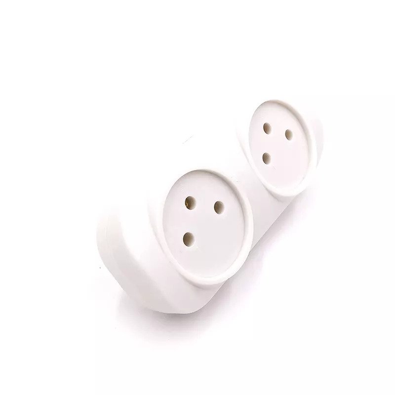 מפצל חשמל 1 ל-2 LUGGAR - 2 WAY POWER SPLITTER  לבן