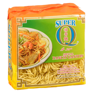 SUPER Q - אטריות חיטה פנסיט קנטון להכנה מהירה 454 גרם 