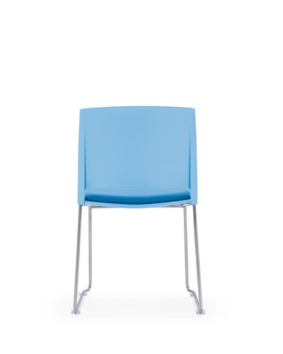 כסא אורח פלסטיק דגם CUBIC 