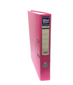 קלסר UNI גב 5 ורוד