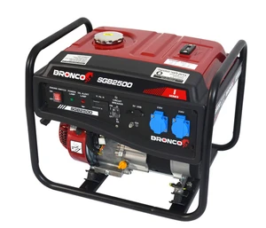 גנרטור בנזין 2200W חד פאזי כולל מתנע חשמלי ומצבר דגם SGB2500S ברונקו