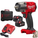 פתח רטיטה נטען מילווקי Milwaukee ומפתח בוקסות אימפקט מקצועי