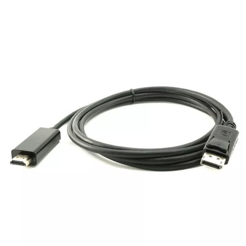 כבל DP זכר ל- HDMI זכר. 3 מטר - Gold Touch