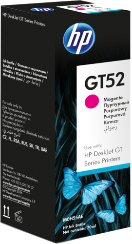 בקבוקון מילוי אדום מקורי HP GT52 M0H55AE (8,000 דף)