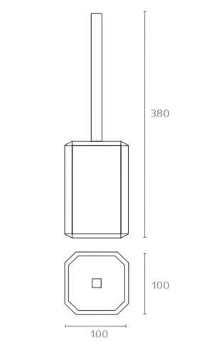מברשת מונחת לניקוי אסלה, SQ30