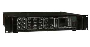 מגבר מיקסר+שנאי קו, 6 כניסות, הספק 450W RMS