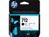 דיו שחור מקורי HP 712 3ED71A כמות 80 מ"ל
