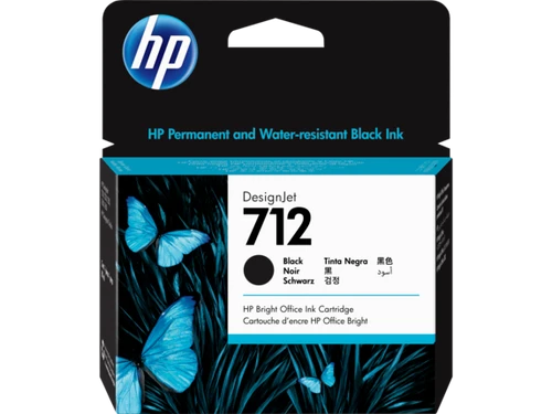 דיו שחור מקורי HP 712 3ED71A כמות 80 מ