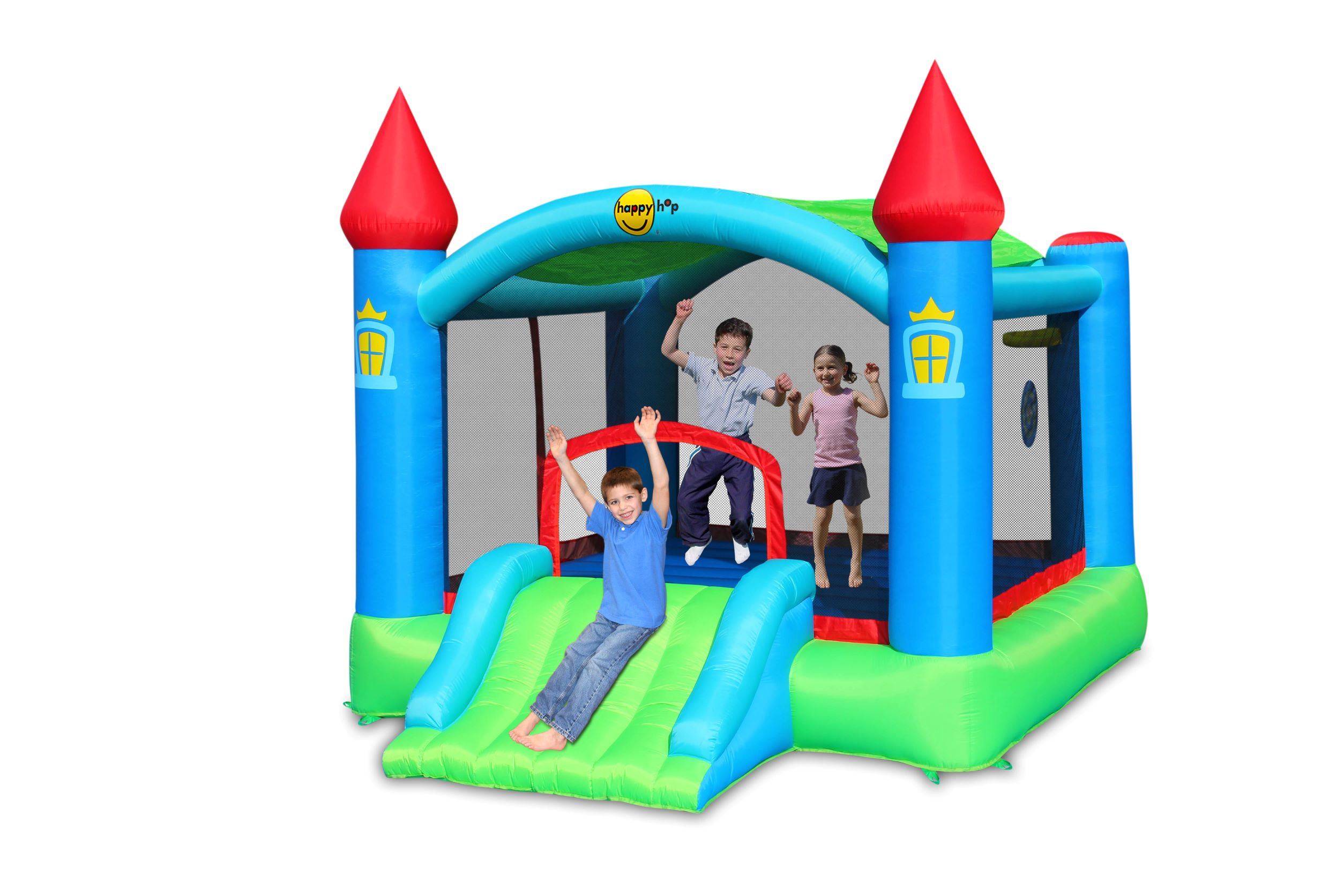 מתנפח טירה גדולה מקורה עם מגלשה הפיהופ 9445 