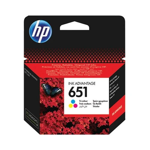 דיו צבעוני מקורי HP 651 C2P11AE (הספק 300 דף)
