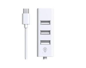 מפצל בחיבור TYPE-C ל-4 יציאות OnePlus NG6053 USB 2.0 