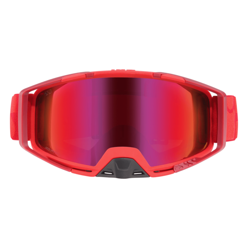 משקפי אבק לאופניים אי איקס אס אדום מראה - IXS TRIGGER GOGGLE
