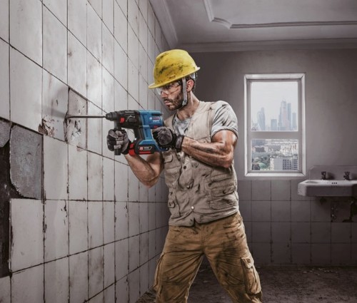 גוף פטישון נטען בראשלס BOSCH GBH 180-LI EC