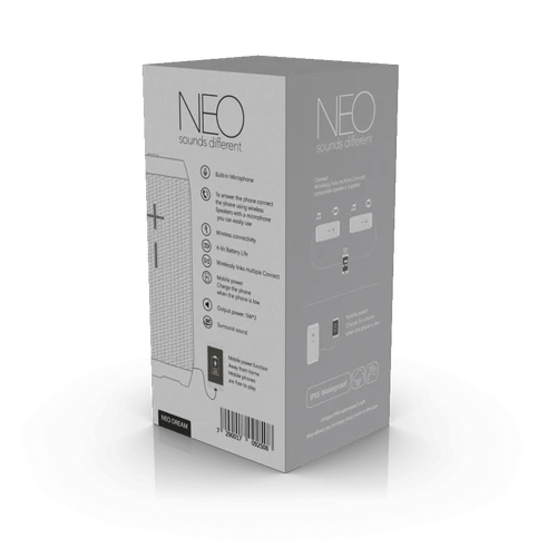 רמקול נייד NEO DREAM אפור