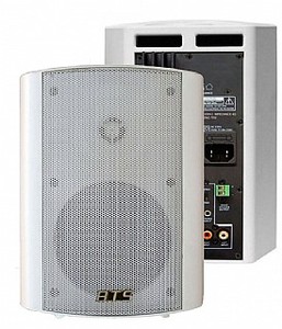 זוג רמקולים מוגברים BTS PA50 WHT